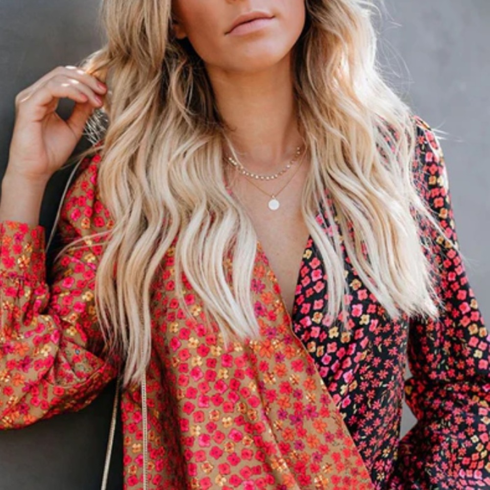 Honey Punch Floral Blouse
